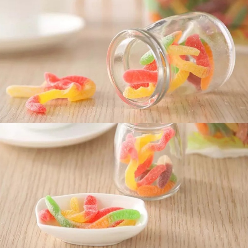 Καλλιτέχνης με σχήμα κάμπια με σχήμα σιλικόνης, ψάρι με σχήμα κάμπια, σοκολατένιο έντομο, μικρό πλέγμα πάγου φιδιού