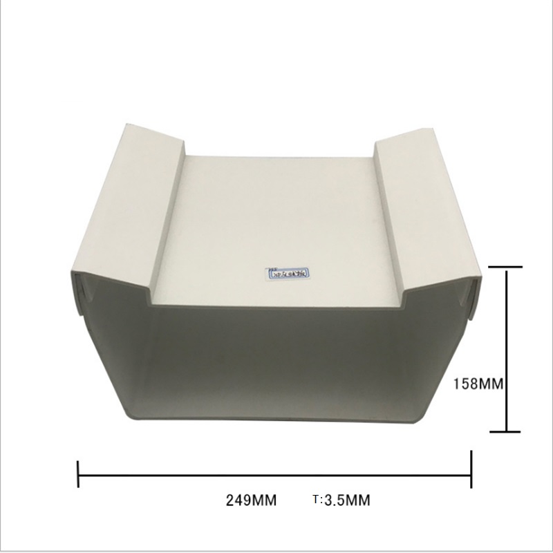 Πλαστικοί σωλήνες από πλαστικό διατομή από PVC για καταρράκτες αυλακωτές αυλακώσεις από πλαστικό PVC