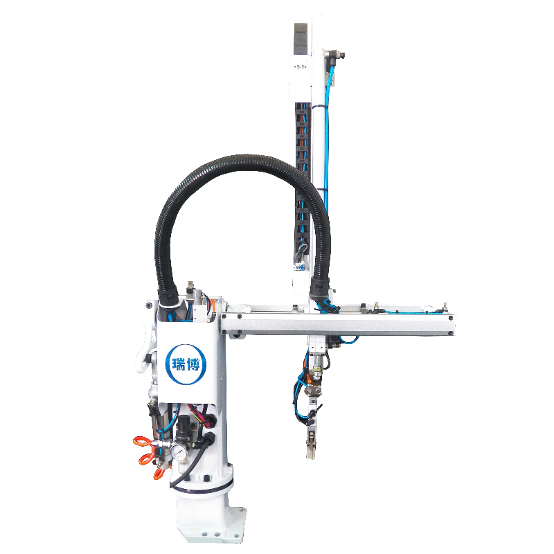 Ρομπότ Swing Arm Κατάλληλο για πλαστική μηχανή 90-120ton για τη βαλβίδα ασφαλείας της ιατρικής μάσκας και της συνηθισμένης μάσκας