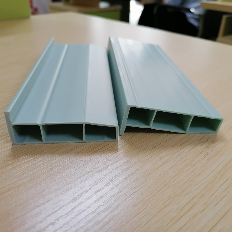 Κινέζος κατασκευαστής PVC tuyere προφίλ pvc κοίλο προφίλ κατασκευαστής pvc L τμήμα επένδυση για σύστημα εξαερισμού