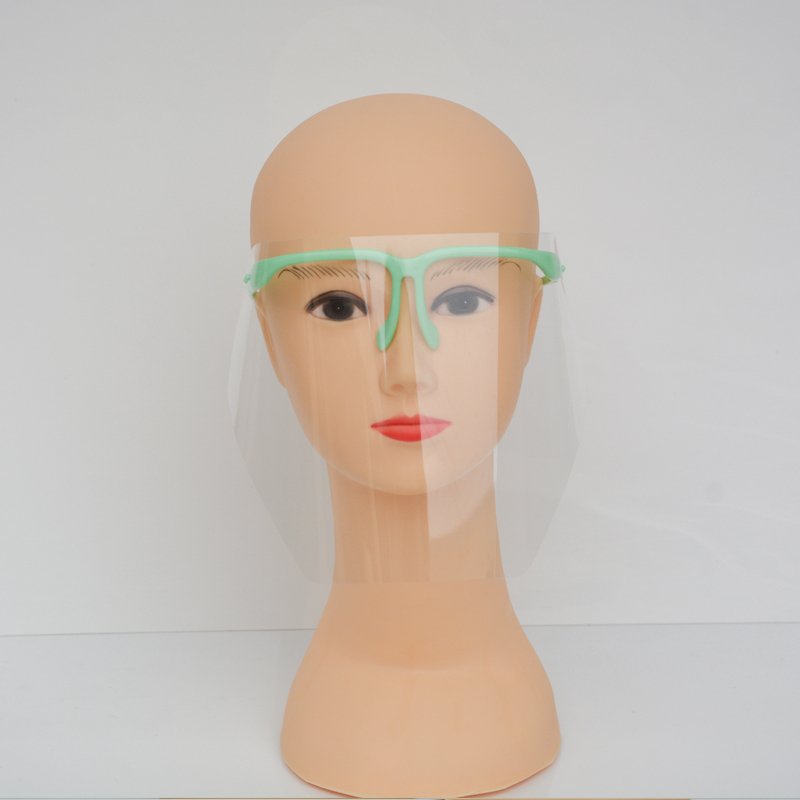 Μίας χρήσης Προστατευτική Ασφάλεια Διαφανή Αντι Λιπαντικό Πρόσοψη Προσώπου με Γυαλιά