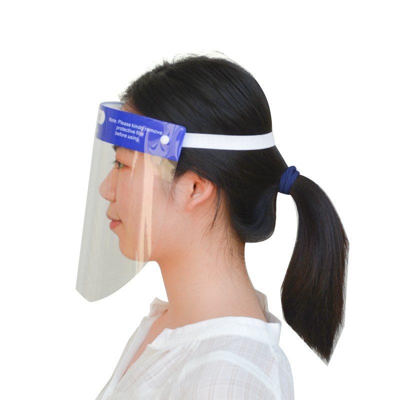 Μίας χρήσης Custom Antifog Dental Safety Protective Face Shield Faceshield Printing με σφουγγάρι