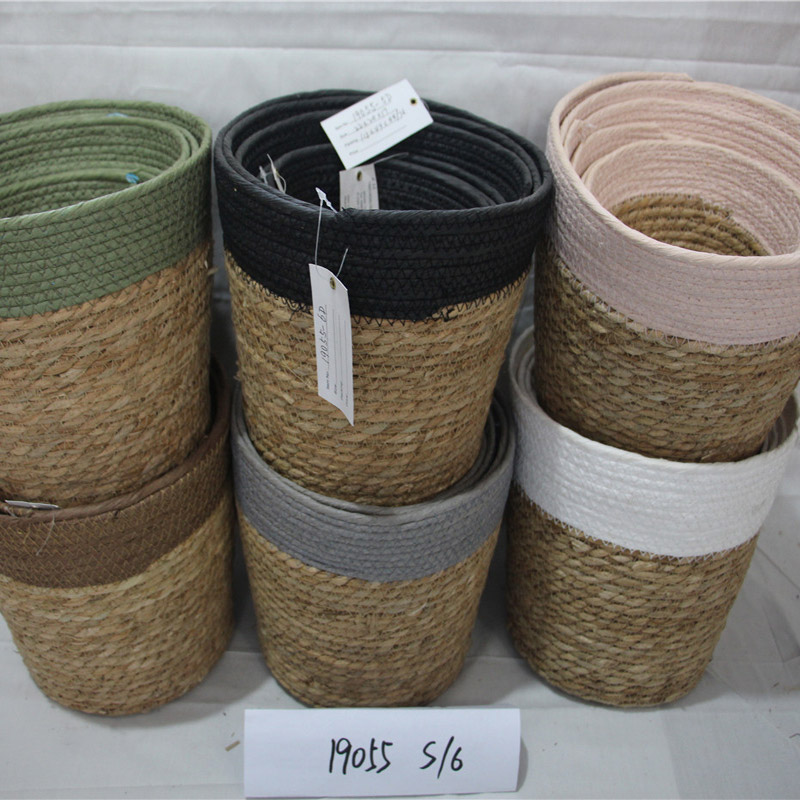 Νέο σχέδιο Χειροποίητο ανθεκτικό καλάθι αποθήκευσης ψωμιού από ωοειδές PE Rattan