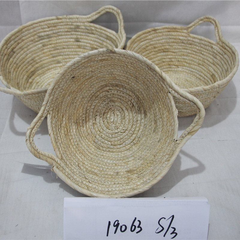 Rattan Oval Υφασμένο καλάθι για δώρα Πικνίκ Άδειο Φρούτα Καλάθια Υφαντά Χειροποίητο Κήπος για Αποθήκευση Λαχανικών