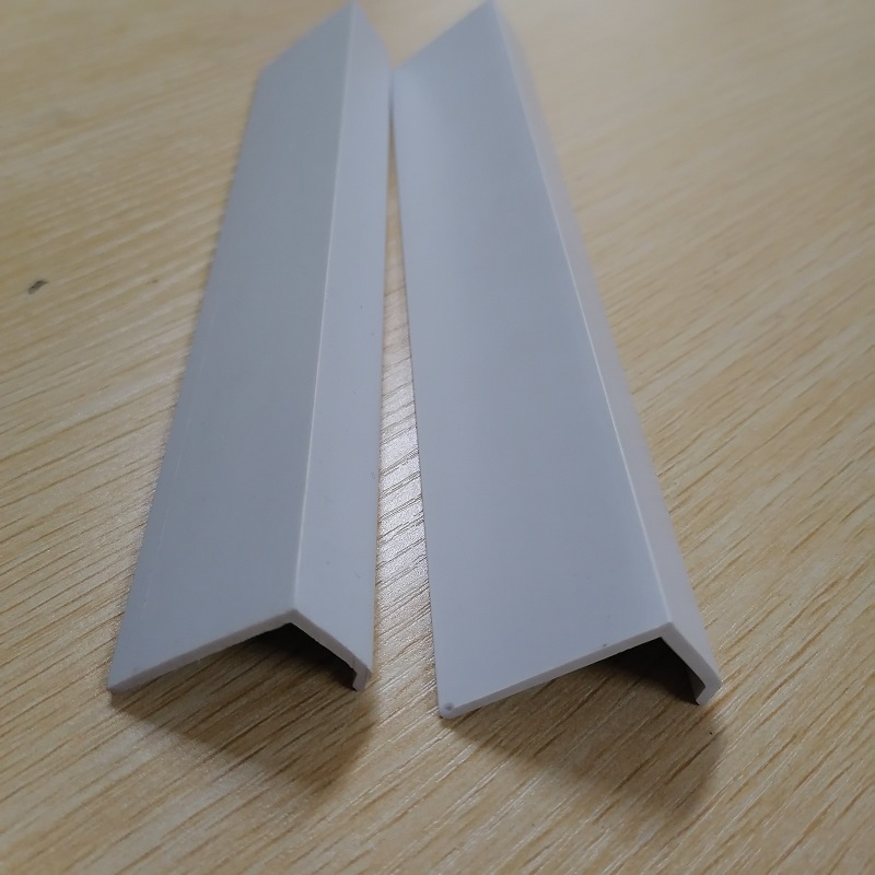 pvc Plastic l μορφοποιημένο προφίλ καναλιού pvc προστατευτικά τμήματα της γωνίας Trim