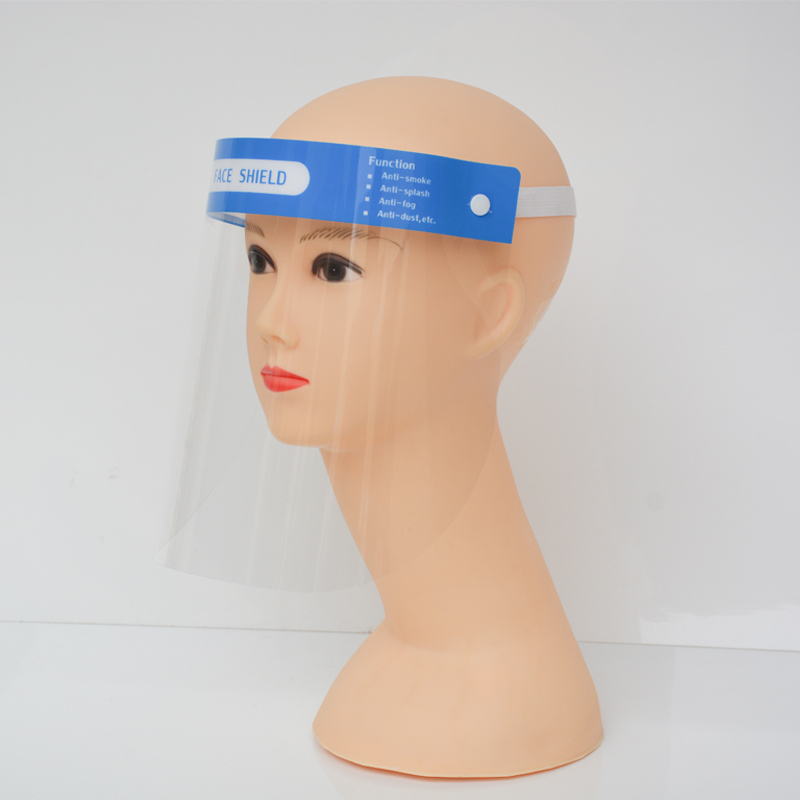 Διπλής όψης Anti Fog Protection Clear Safety Face Shield Polyester For Restaurant