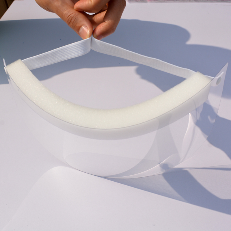 Διαφανές πλαστικό κάλυμμα προσώπου με ελαφριά αντιθαμβωτική προστασία