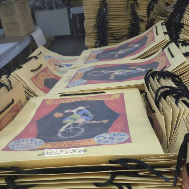 Χαρτί τσάντες Kraft για ψώνια