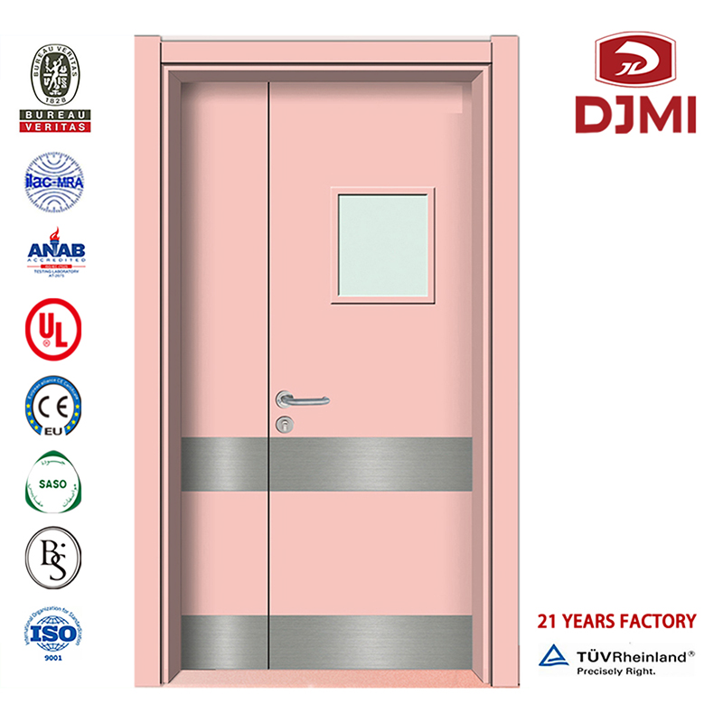 X-Ray Shieling Lamied Hpl Wood Door Cheap Interrom With Aluminum Double Swing Door Ce/Iso/En Προσαρμοσμένο εσωτερικό με γυάλινο παράθυρο Αυτόματη σχεδίαση ενιαίας πόρτας...