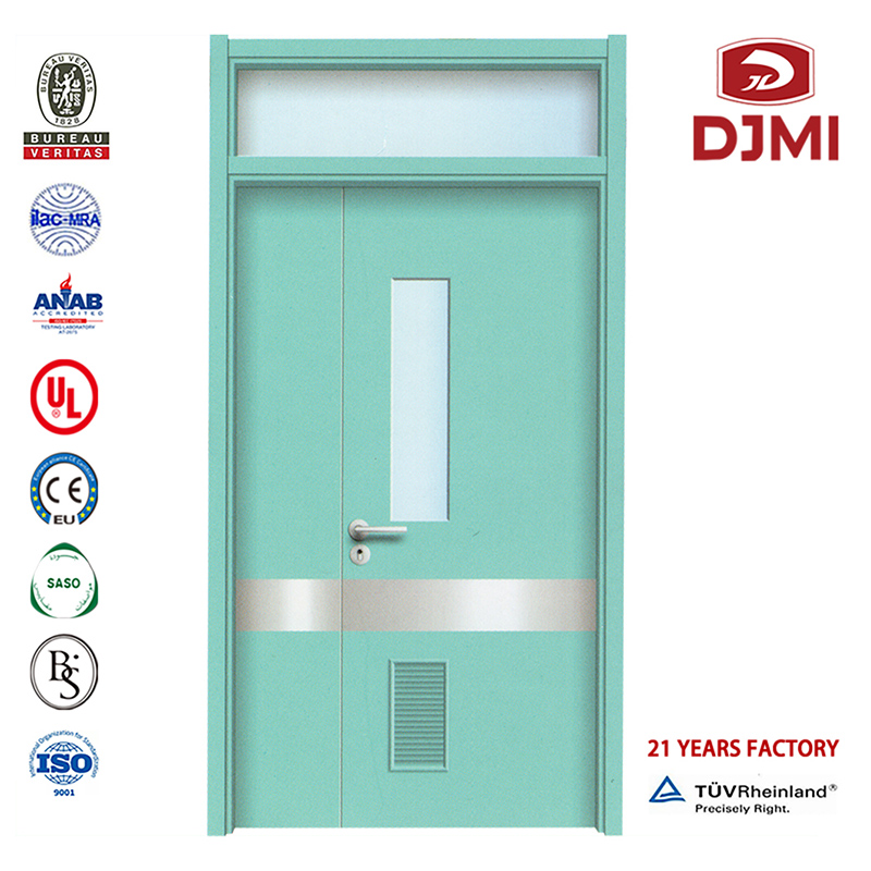 Υψηλής ποιότητας σύνθετο υλικό για θωράκιση ακτινογραφίας δωματίου με επένδυση από ξύλο πόρτα Hpl Φτηνό εσωτερικό με αλουμίνιο δι...