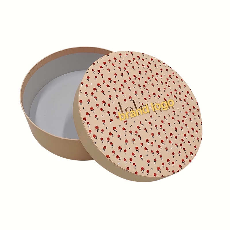 Round Storage Box Cardboard Box Round Gift Case