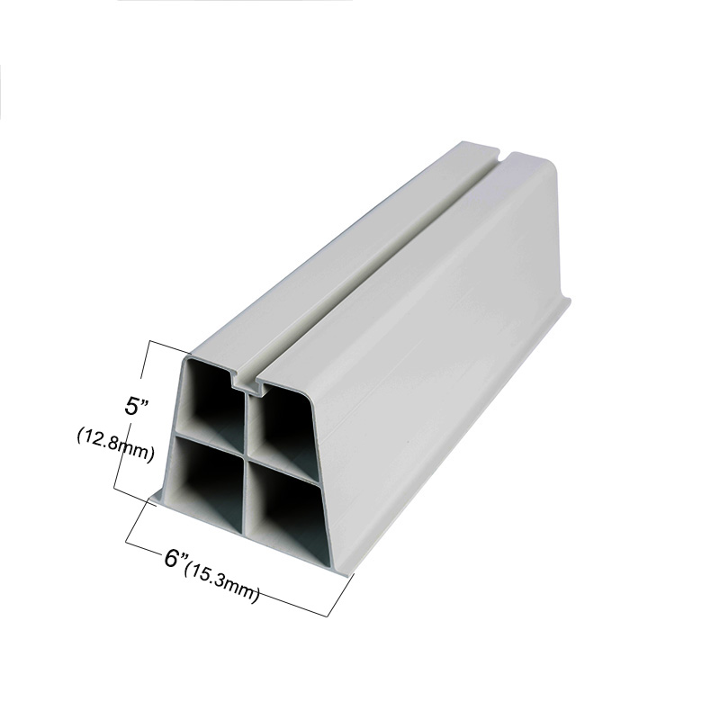 Anti-UV PVC Plastic Extrusion Profile for Air Conditioner Base AC Stand For Ground and Floor Standing Bracket