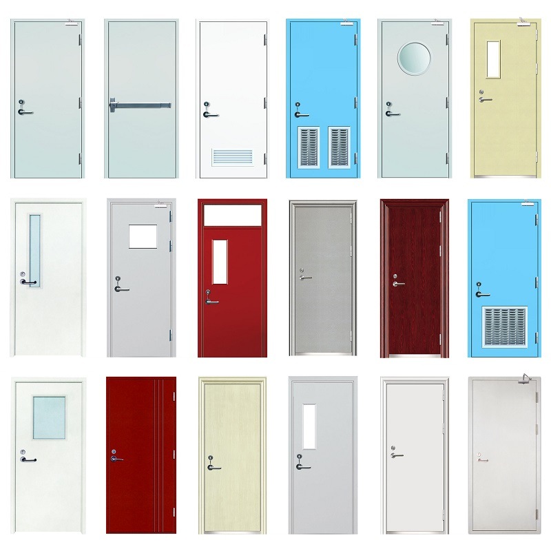 Swing Rate 30 60 90Mins Security Proof Certified Fire Rated Steel With Pet Door Chinese Factory 2 Hour Rated Rate 30 60 90Mins Ul10 Approved Steel Fire Door High Quality and Timber Doors Residential Rated Galvanized 2Hour Steel Fire Fire...