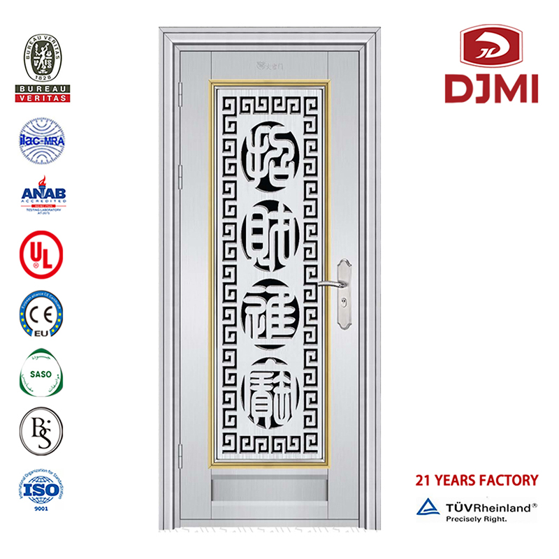 Υψηλής ποιότητας ασφάλεια Uniqeu Finished 304 Single Design Price Stainless Steel Grill Door Cheap Swing 304 # \/ 201 # Main Entrance 304 Single Stainless Steel Door Design Customized Design With Ss304 # One and Ha...