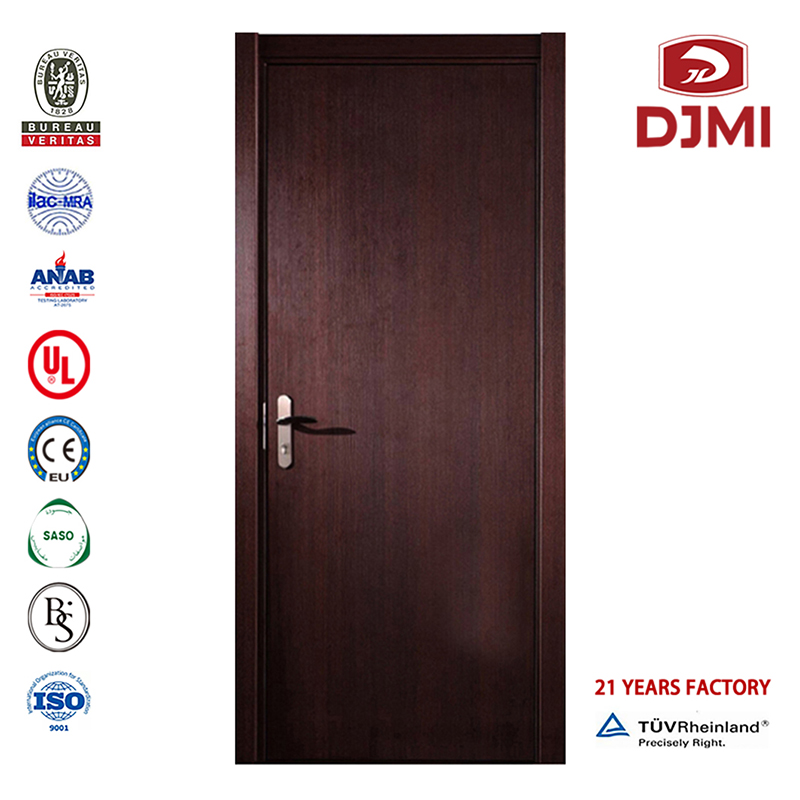 Προσαρμοσμένο σκελετό Ul 1Hour Rated Wood 30 Minute Fire Door New Settings 0.5Mm 1Mm Διακοσμητικό καπλαμά Ξύλινη πόρτα πυρκαγιάς Στερεό ξύλο Prehung Εσωτερικέ...