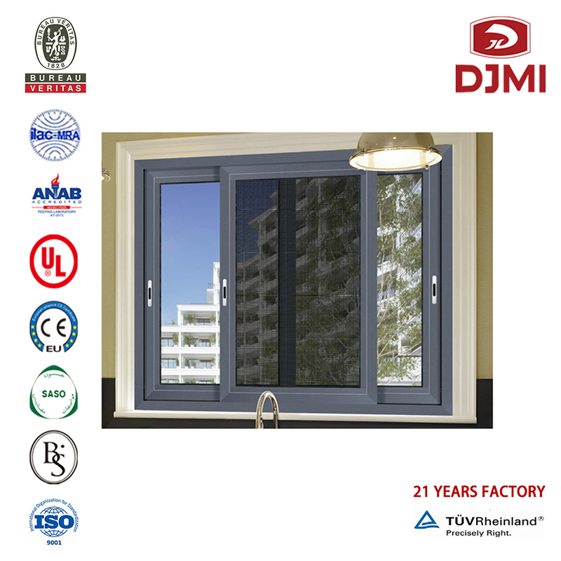 Πολυλειτουργικός με το Net Low-E Glass Sliding Window Aluminum Professional Production Glass Sliding Window New Design Σταθερό μικρό για ολίσθηση του αέρα
