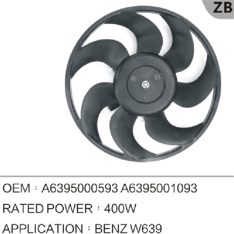 BENZ W639 Radiator fan A6395000593