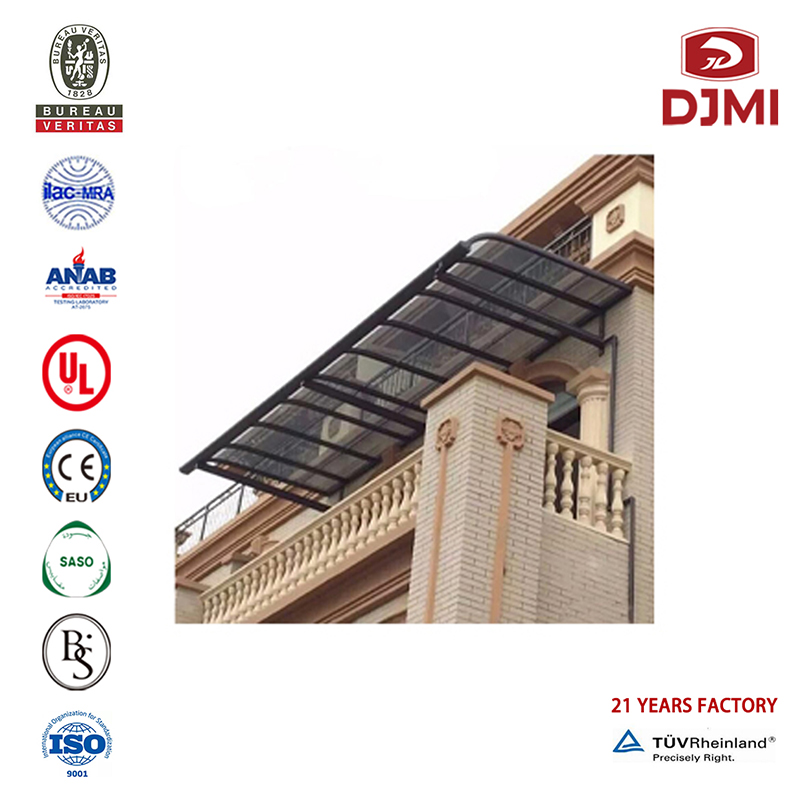 Επαγγελματικό εξωτερικό Shed Villa Carport With Arched Roof Rouf Carports Canopy New Design Awning Polycarbonate Sheet Carports Canopy Brand New Terrace Canopy Flat Roof Carport Metal Aluminum Carport