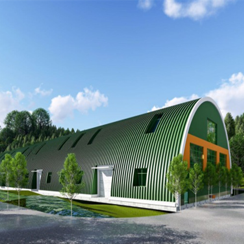 ACM No-Girder Arch Roof Forming MachineSX-ACM-1200-800