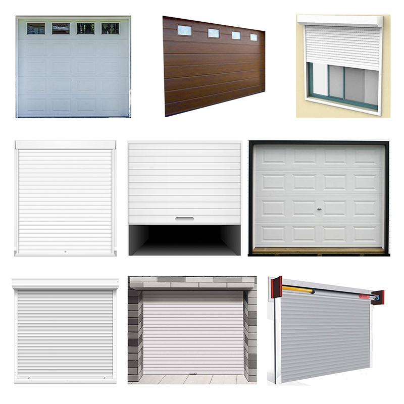 New Design Double Layer Slat Aluminum Roller Metal Building Garage Doors Sectional Door Brand New Factory Price Aluminum Roller Home Door Overhead Garage Hot Sellying Best Aluminum Door Quality Garage Doors