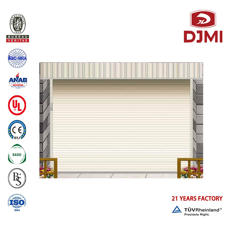 Πολυλειτουργικές Aluminum Rolling Door Prices Commercial Garage Doors Professional Electric Aluminum Roller Double Door Doors Doors Doors New Design Double Layer Slat Alumum Roller Metal Building Garage Doors