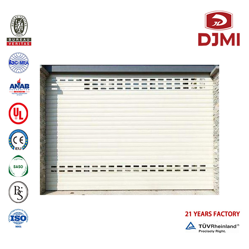 Πωλητής ξυλείας σε κόκκους Rolling Door Color Door Manufacture Προσαρμοσμένη πόρτα γκαράζ Πολυλειτουργικές Πόρτες κύλισης αλουμινίου Τιμές Εμπ...