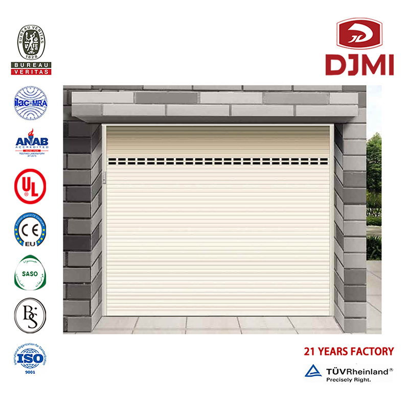 New Design Modern Doors Fire Rated Garage Overhead Door Brand New Cheap Doors Single 16X8 Garage Door Hot Selling Eletric Roll Up Doors White Garage Door