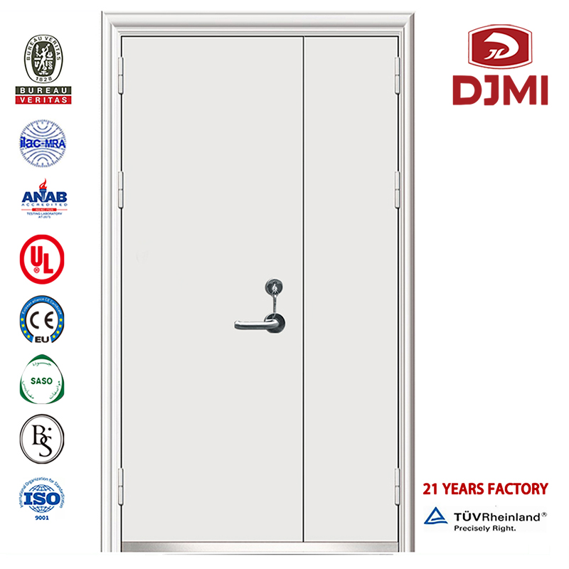Υψηλής ποιότητας χονδρική αμερικανική διπλή φύλλα χάλυβα πόρτα πυραντίστασης φτηνές πόρτες