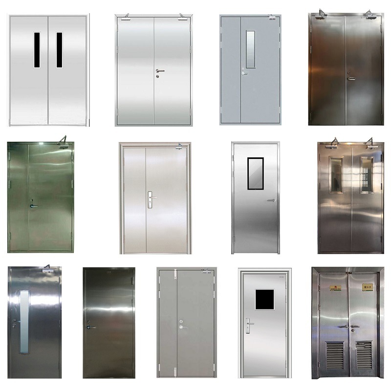 Factory Special Doors Type Fire Rated Door Heart Security Main Design Factory Sliding Door Commercial exterior Fire Rated Steel Doors προσαρμοσμένες στην πόρτα της Νότιας Αφρικής με το πλαί...