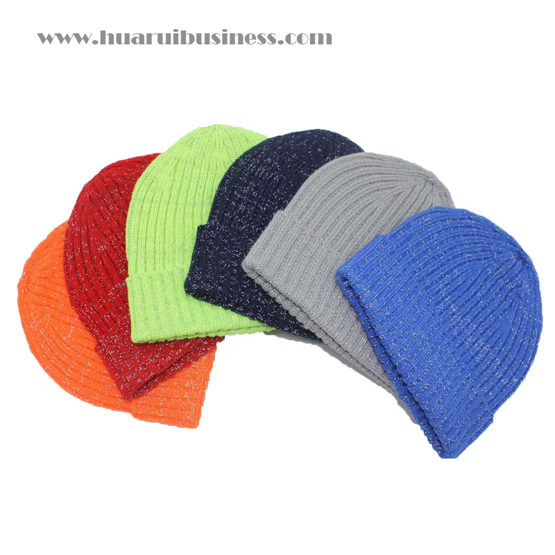 Ακρυλικό σκουφί, καπέλο, tuque, unisex, χειμωνιάτικο σκουφί με αντανακλαστική επίδραση