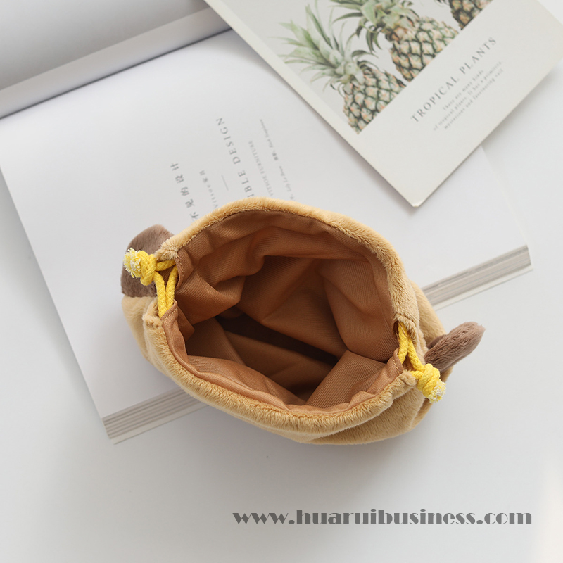 κοντό αρκουδάκι και αγκίστρι αλεπούς, τσάντα αποθήκευσης με σπάγγο, πλαστική σακούλα