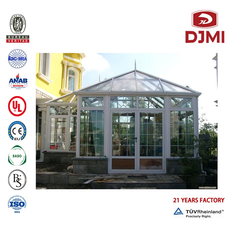 Καυτή πώληση As/Nzs 2208 Tempered Roof Aluminum Sun Room/ Sunroom /Glass House Πολυλειτουργικές Χρησιμοποιούμενες Blinds Insulated Glass House Sunroom Professional Panels Glass Houses Portable ...