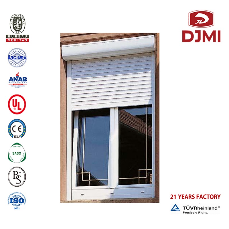 Εκτέλεση σε θερμή πώληση 5 Paneler exteriore Overhead Black Alluminum Garage Door Multiltional Steel Sectional Wood Grain Doors Insulated Garage Profession With Pu Guardian Tempered Glass Garage Door