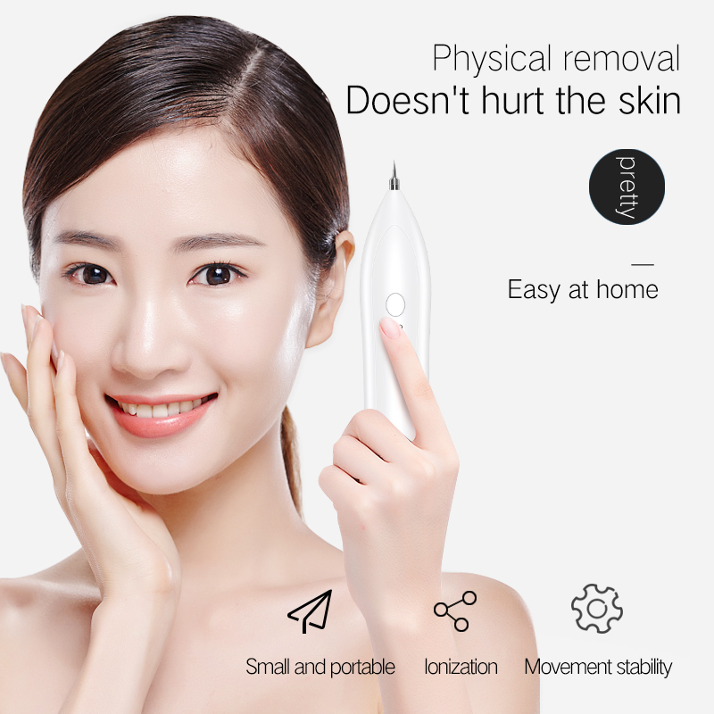 Ζεστό πώλησης mole κονδυλωμάτων freckle τατουάζ αφαίρεση τεχνητό καθαρισμό ομορφιά φροντίδα μηχανή ετικέτα frecklenevus acne dot sweep spot αφαιρεί...