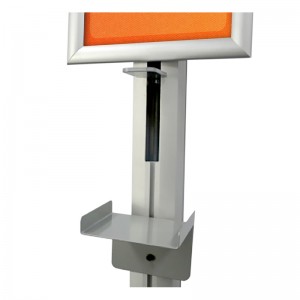 TMJ711 Λιανικό κατάστημα Εύκολη συναρμολόγηση Metal Double Side Hand Sanitizer Display Rack