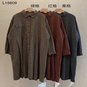 Χαλαρός σχεδιασμός μινιμαλιστική στυλιστή Τυχαία Χρώμα Στερεής Χρώμα Τυπωμένο βαμβάκι και λινό υπερμεγέθη προσαρμοσμένο 15609 Shirt...