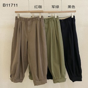 Λουλούδια Παντελόνια Γυναικών προσαρμοσμένα σε κάθε περίσταση, πιο άνετα, περιστασιακά, βαμβακερά λινά προσαρμοσμένα 11711 Στιλέζ...