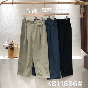 Λουλούδια Παντελόνια Γυναικών προσαρμοσμένα σε κάθε περίσταση, πιο άνετα, περιστασιακά, βαμβακερά λινά προσαρμοσμένα 11686 Στιλέζ...