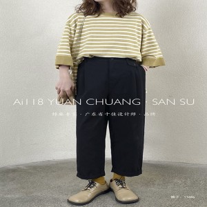 Λουλούδια Παντελόνια Γυναικών προσαρμοσμένα σε κάθε περίσταση, πιο άνετα, περιστασιακά, βαμβακερά λινά προσαρμοσμένα 11686 Στιλέζ...