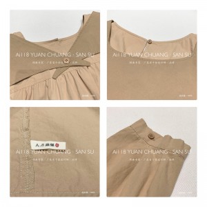 Χαλαρή σχεδίαση Μινιμαλιστικό Κομψό Καθημερινό Στερεό χρώμα Τυπωμένο βαμβάκι και λινό προσαρμοσμένο προσαρμοσμένο 19595 Φορέματα...