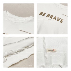 Σχέδια εύκαμπτης τοποθέτησης Minimalist Round Collar Stized μανίκι style Casual Solid color βαμβακερό και λινό υπερμεγέθη προσαρμοσμένα 12622 Swedshirts