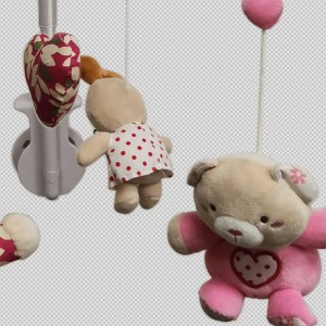 Musical mobile - αρκούδα και λαγός