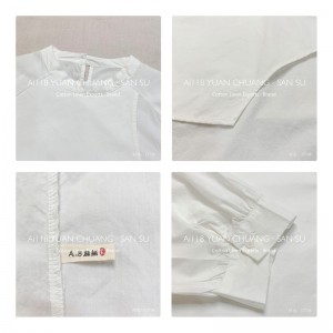 Χαλαρός σχεδιασμός Minimalist Stylist Casual Solid color Striped Ocked Office 17738 Round κολλάρο Shirt