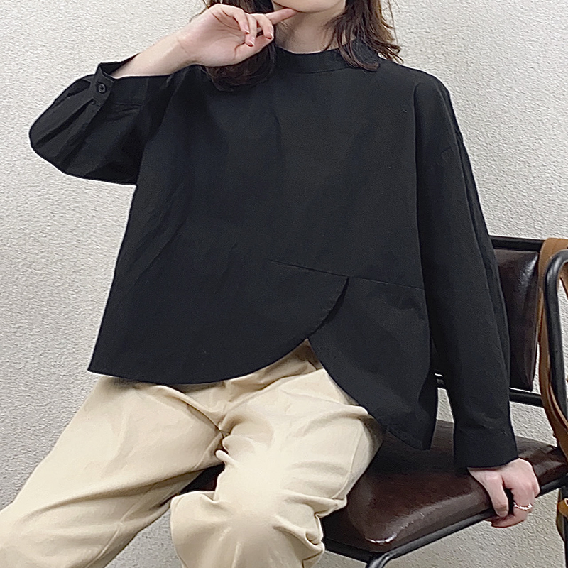 Χαλαρός σχεδιασμός Minimalist Stylist Casual Solid color Striped ελεγμένο υπερμεγέθη προσαρμοσμένο 17731 Loose Shirt