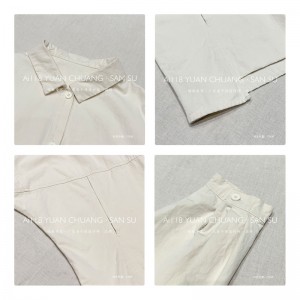 Χαλαρός σχεδιασμός Minimalist Stilish Τυχαίο Χρώμα Στερεής Ακατάλληλο Ελεγγμένο υπερμεγέθη προσαρμοσμένο 17839 Loose Shirt