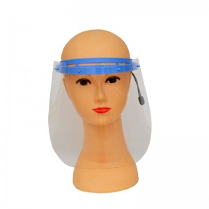 2020 Factory Price 0.35mm Clear visor Face Shield Anti-ομίχλη Shield Clear Face Shield Plastic