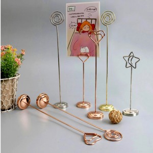 TMJ PP-540 εμπορικό υψηλής ποιότητας δημιουργικό συνδετήρα από ανοξείδωτο χάλυβα κατακόρυφο κλιπ επιτραπέζιων καρτών τιμή τρυβλίου ...