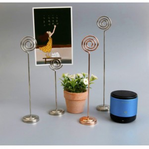 TMJ PP-540 εμπορικό υψηλής ποιότητας δημιουργικό συνδετήρα από ανοξείδωτο χάλυβα κατακόρυφο κλιπ επιτραπέζιων καρτών τιμή τρυβλίου ...