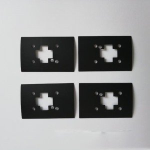 Μονωτικό φύλλο GE-EFR95 επιβραδυντικό φλόγας PC Μονωτικό μονωτικό λάστιχο μαύρο