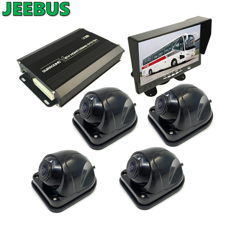 3D 1080P 360 Bus Paking Camera Car Reversing Aid Truck 360 Degree Camera View View Security System
